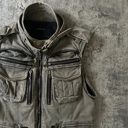Yasuyuki Ishii “12-Pocket” Cargo Military Vest - 269archive