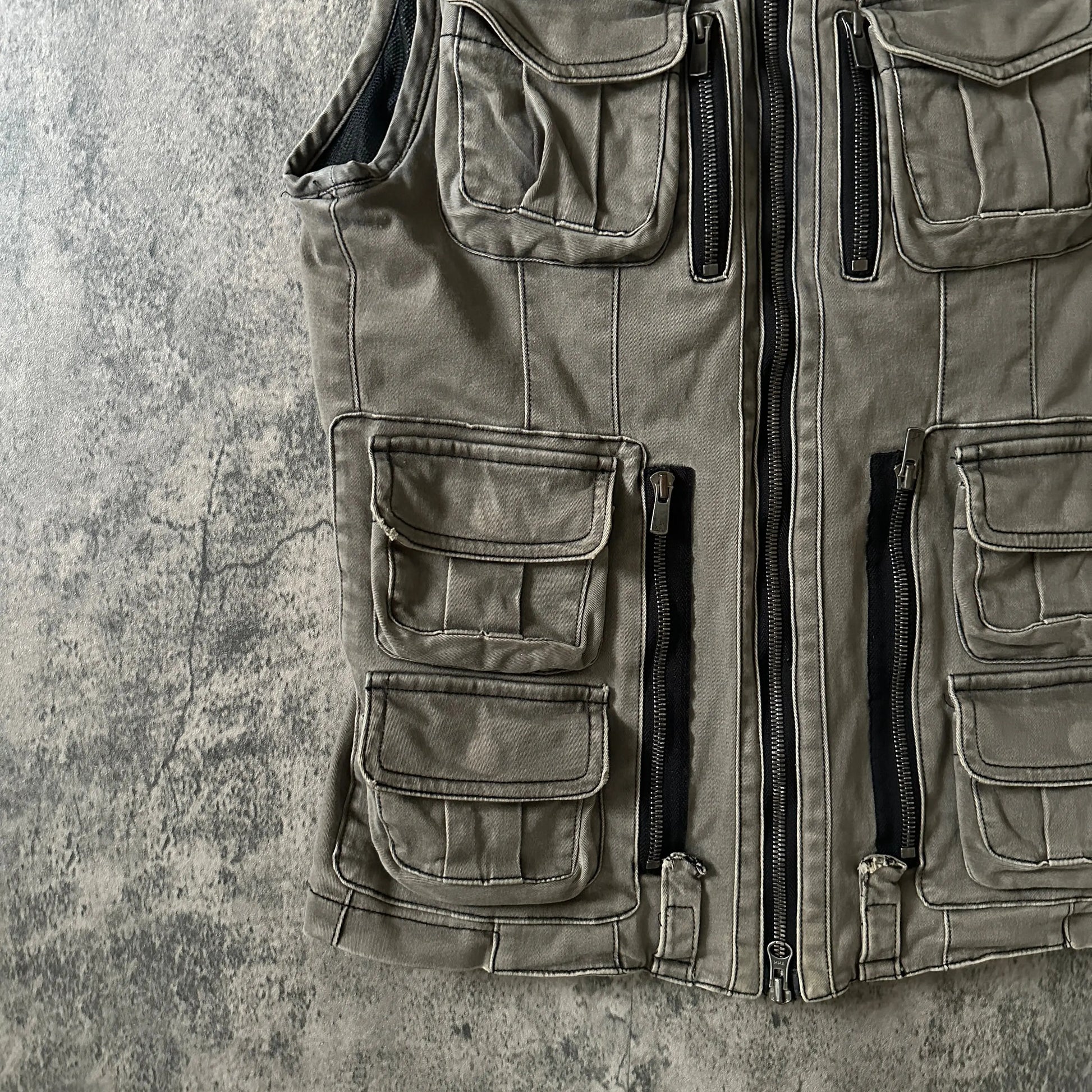 Yasuyuki Ishii “12-Pocket” Cargo Military Vest - 269archive