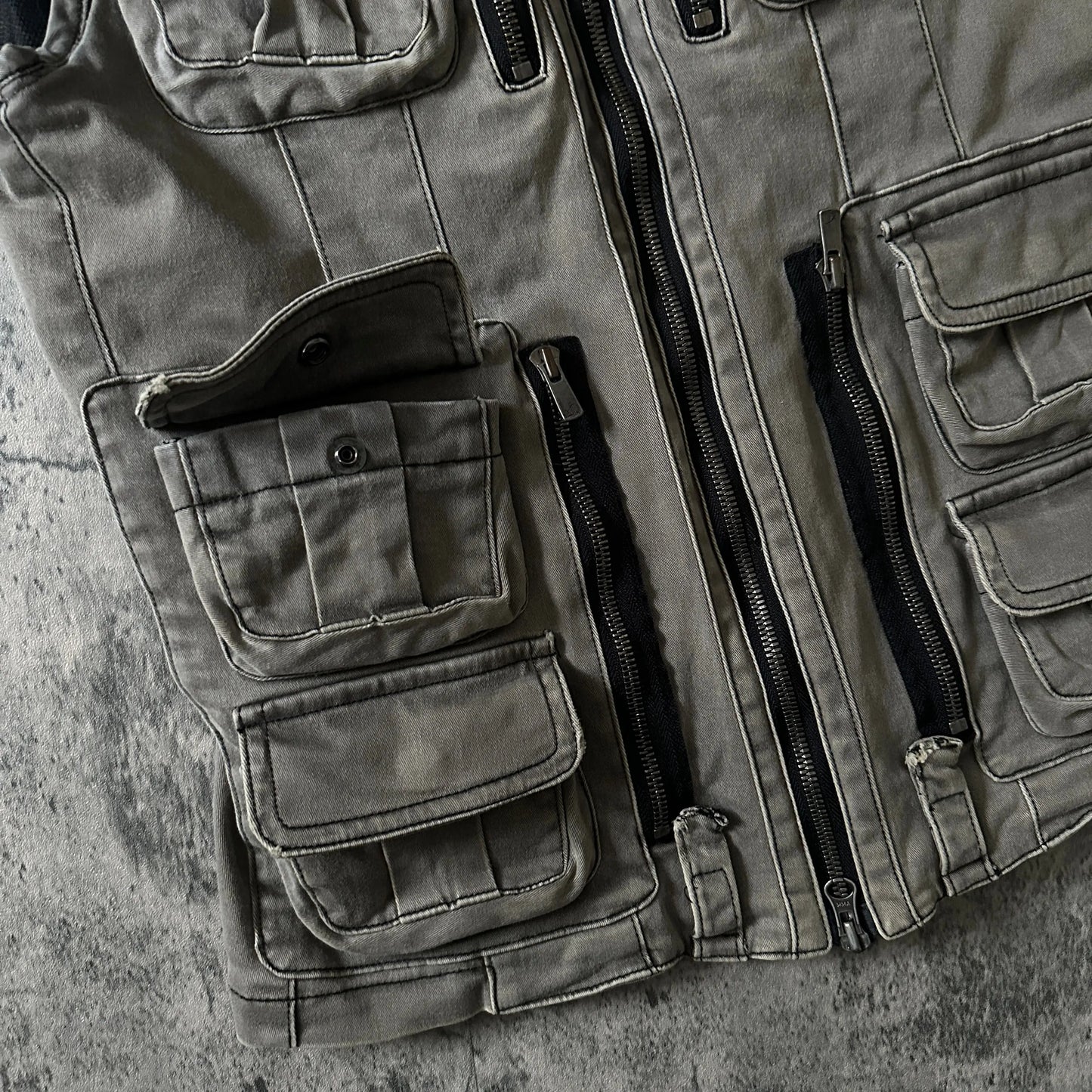 Yasuyuki Ishii “12-Pocket” Cargo Military Vest - 269archive