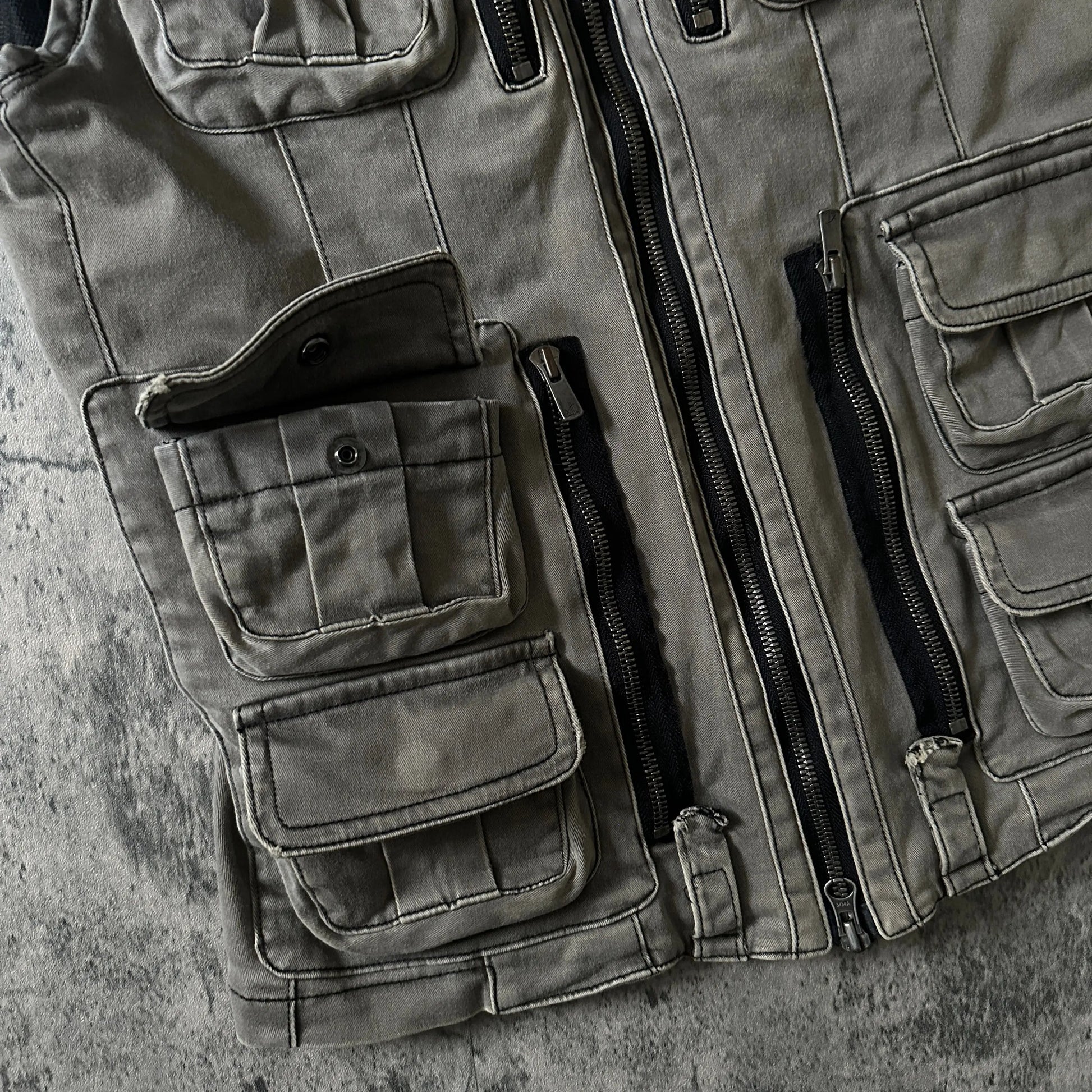Yasuyuki Ishii “12-Pocket” Cargo Military Vest - 269archive