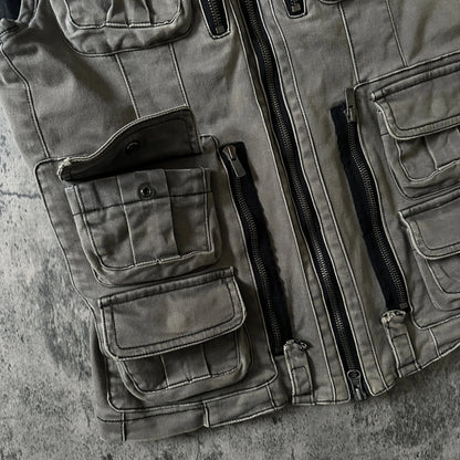 Yasuyuki Ishii “12-Pocket” Cargo Military Vest - 269archive