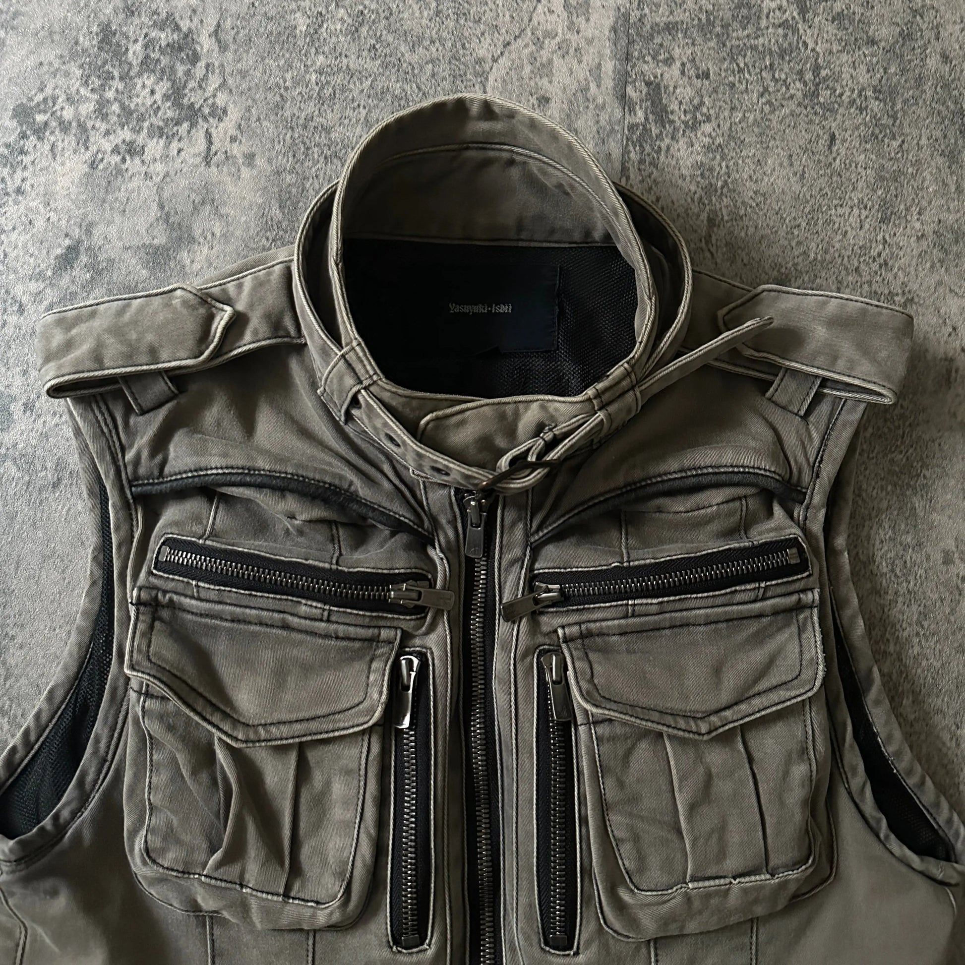 Yasuyuki Ishii “12-Pocket” Cargo Military Vest - 269archive