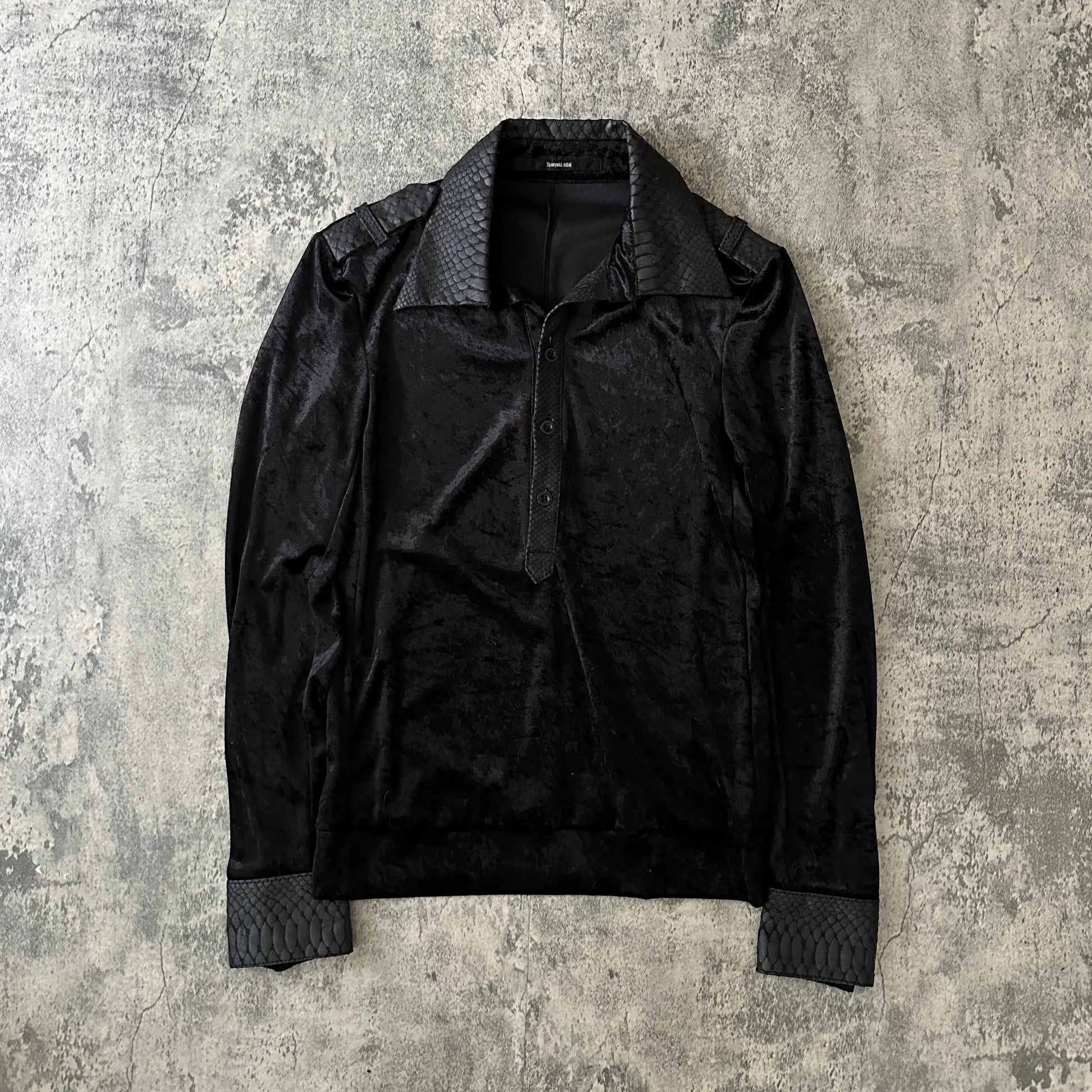 Yasuyuki Ishii “Velvet Python” Collared Shirt - 269archive