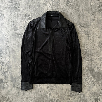 Yasuyuki Ishii “Velvet Python” Collared Shirt - 269archive