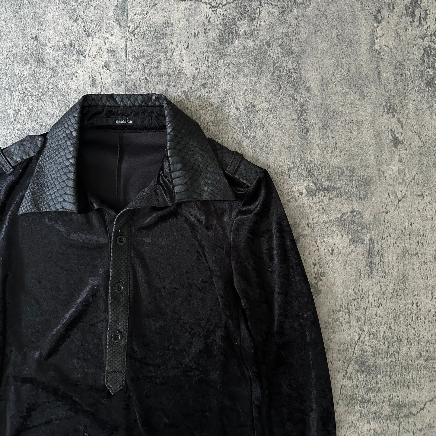 Yasuyuki Ishii “Velvet Python” Collared Shirt - 269archive