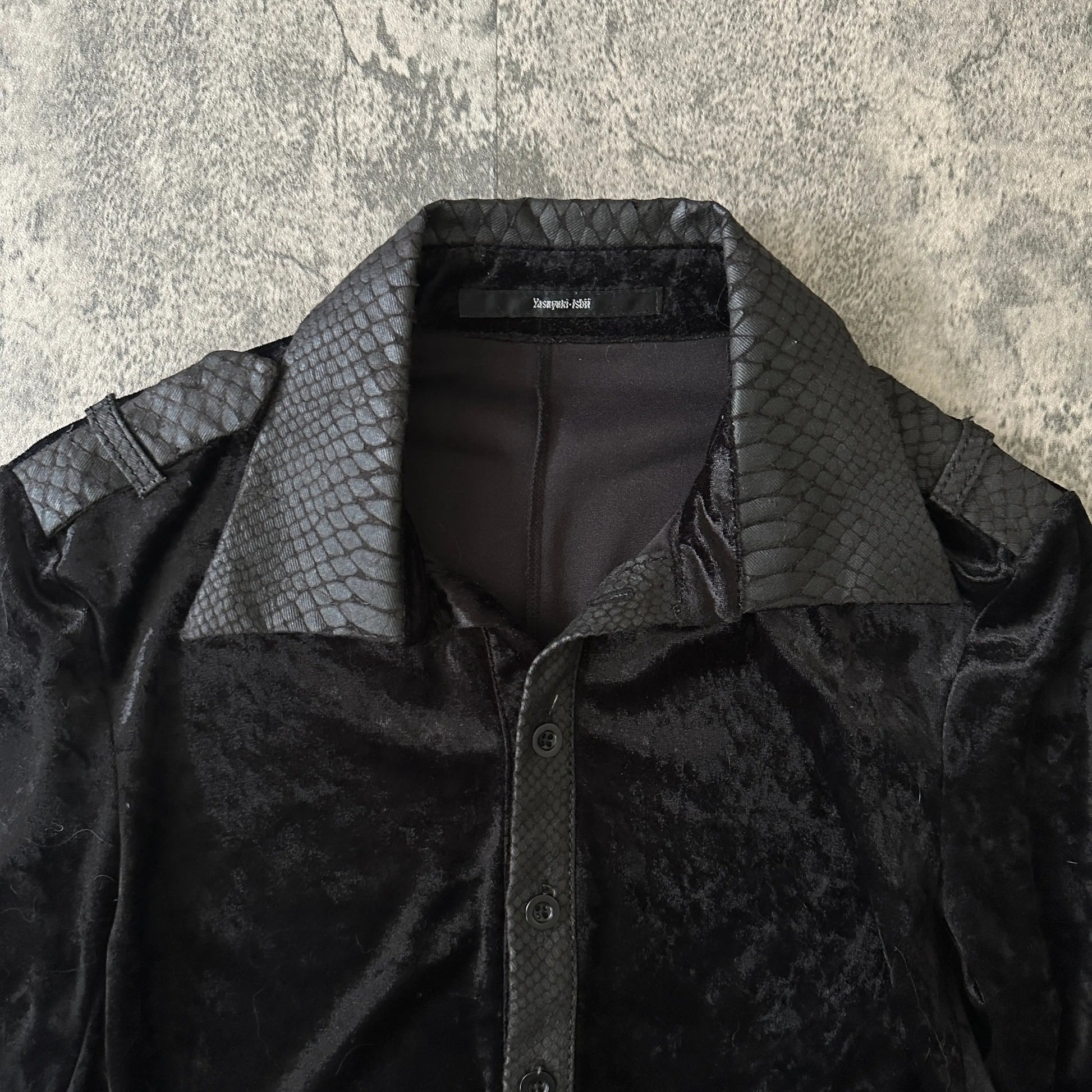 Yasuyuki Ishii “Velvet Python” Collared Shirt - 269archive