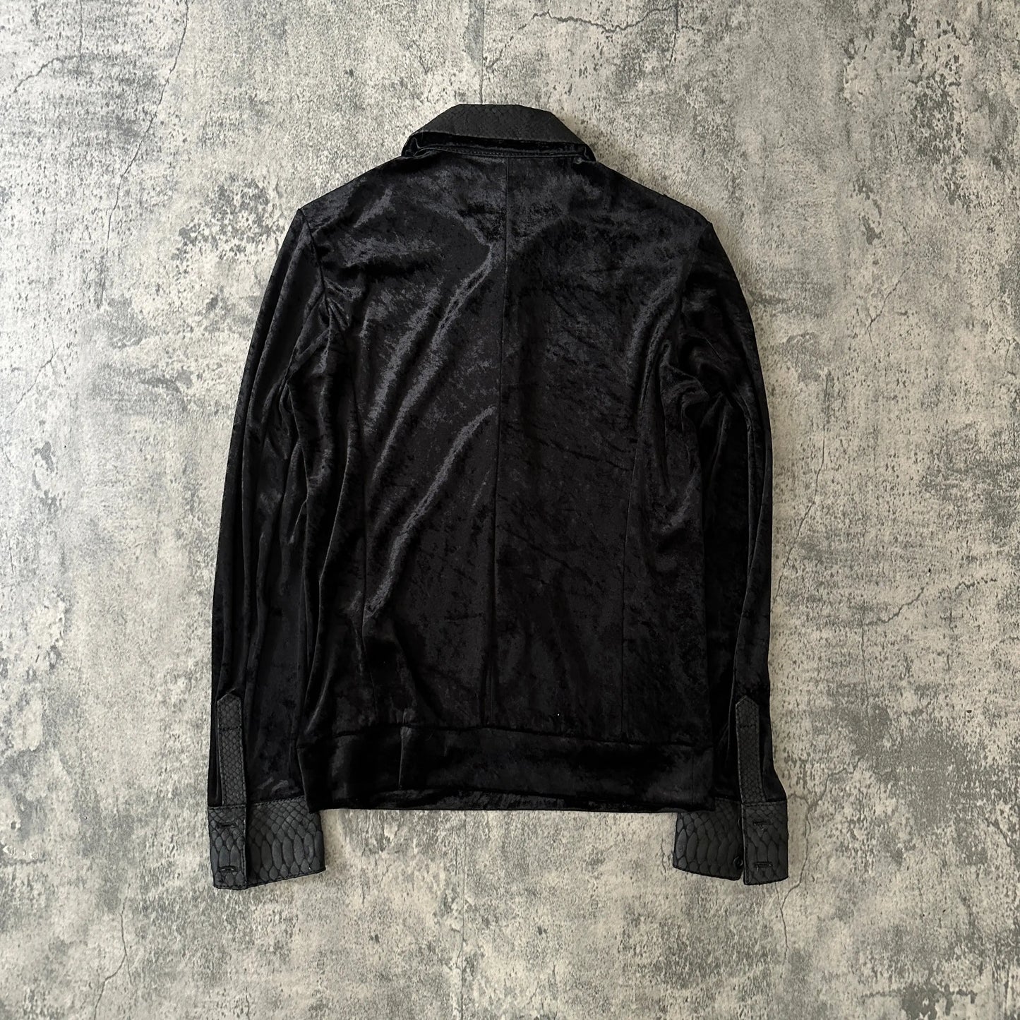 Yasuyuki Ishii “Velvet Python” Collared Shirt - 269archive