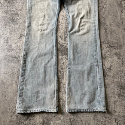 ‘Leather Repair’ Distressed Denim  Pants 269archive