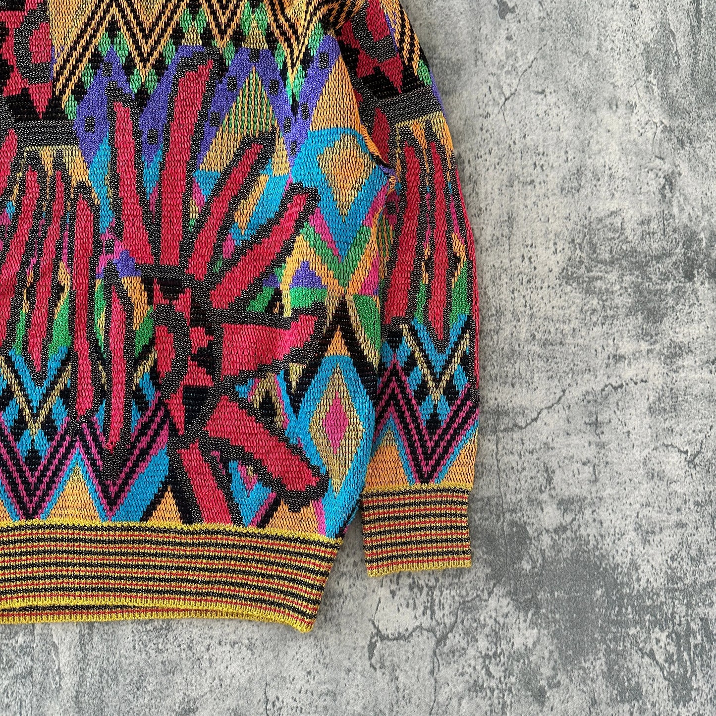 1980s Yoshiyuki Konishi Psychedelic Knit - 269archive