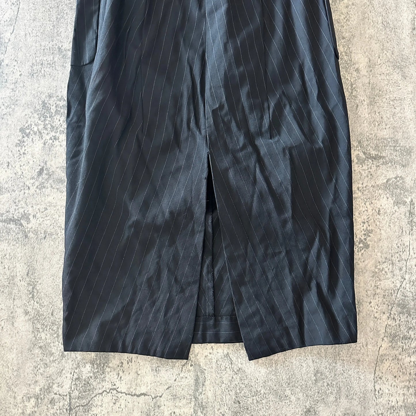 AD1992 Comme des Garçons Pinstripe Slit Skirt - 269archive