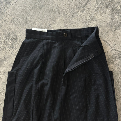 AD1992 Comme des Garçons Pinstripe Slit Skirt - 269archive