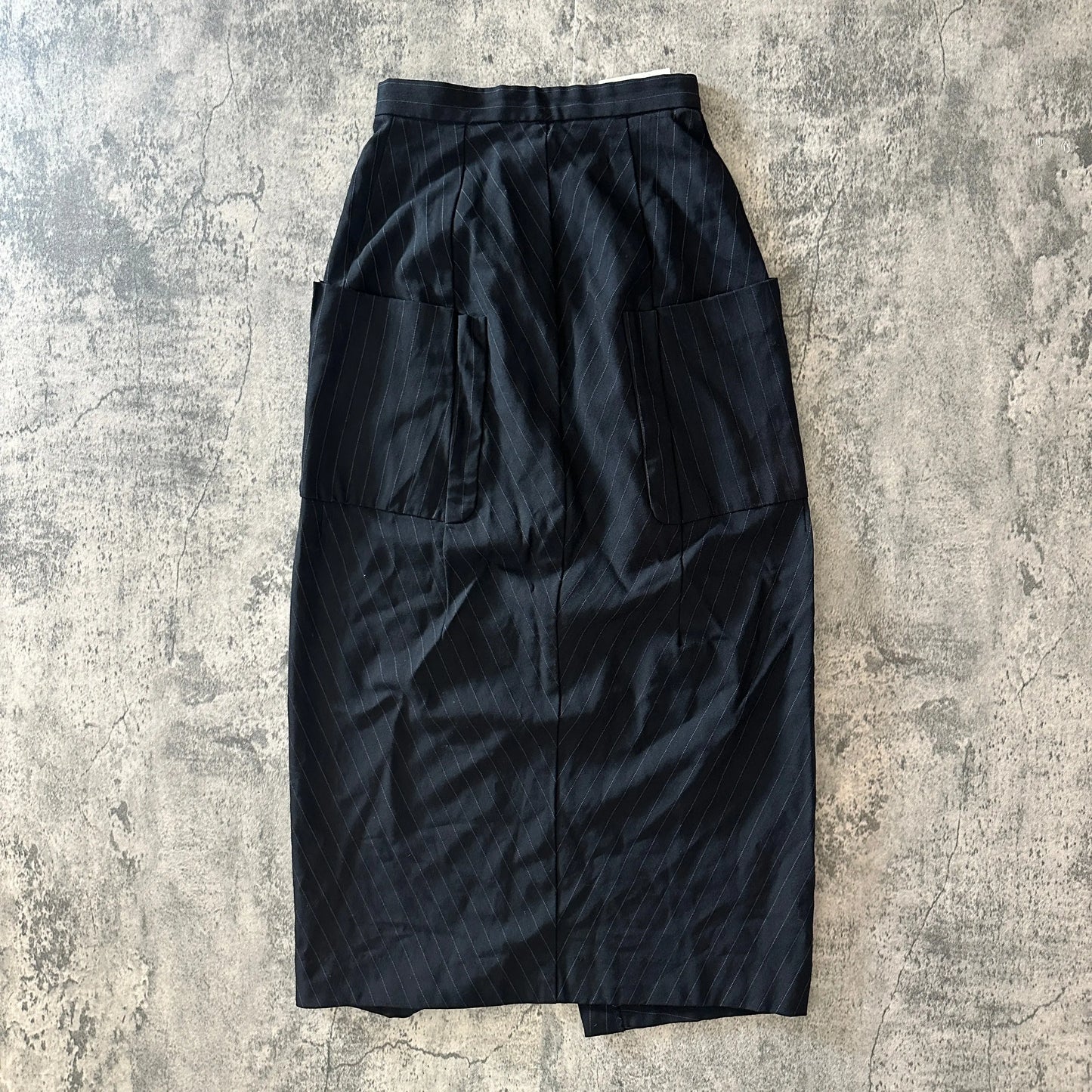 AD1992 Comme des Garçons Pinstripe Slit Skirt - 269archive