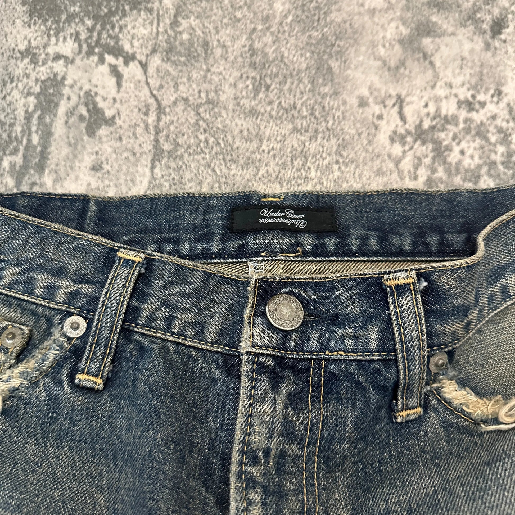 AW09 Undercover x Gilapple Distressed Mini Skirt - 269archive