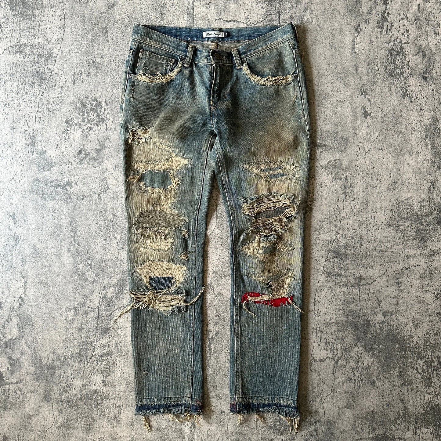 AW2004 Undercover “Red Yarn” 68 Denim - 269archive