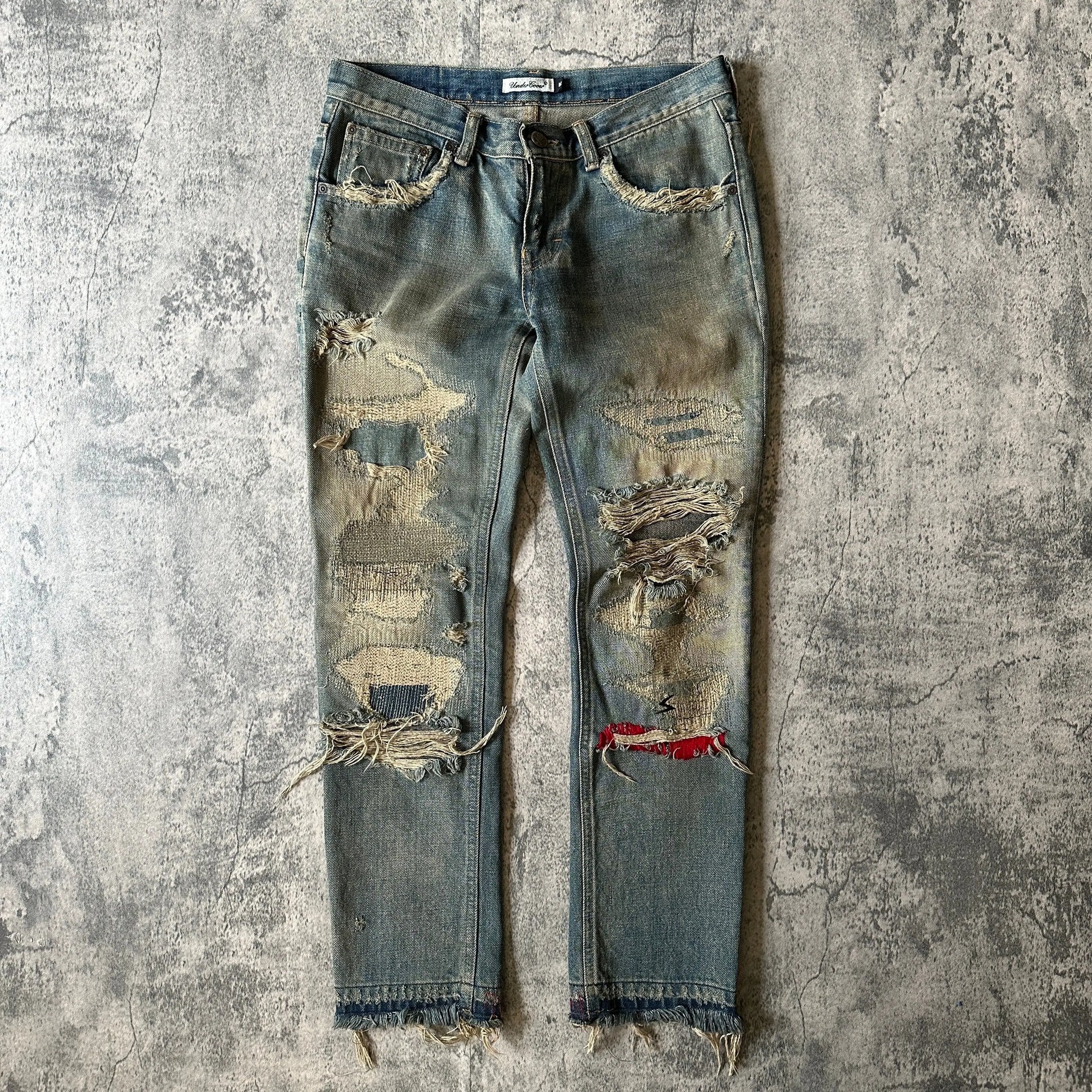 AW2004 Undercover “Red Yarn” 68 Denim - 269archive