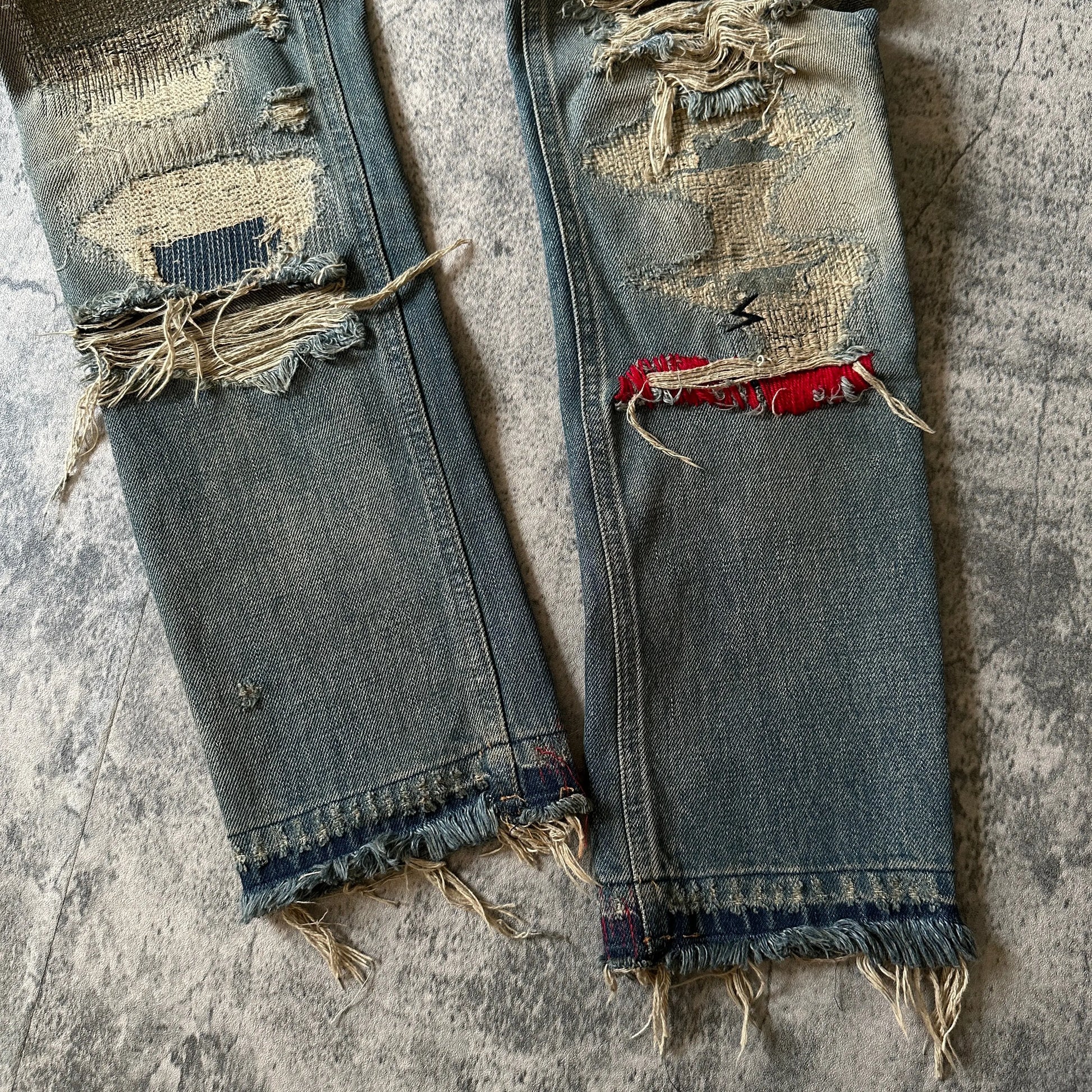 AW2004 Undercover “Red Yarn” 68 Denim - 269archive