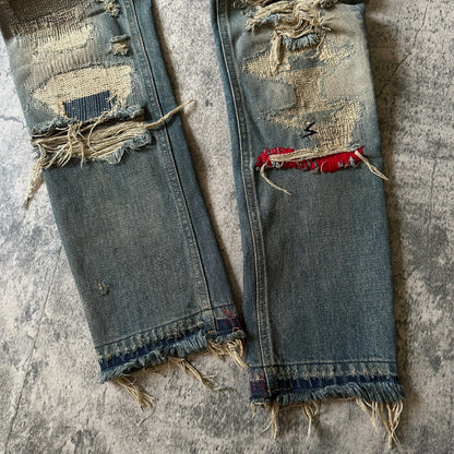 AW2004 Undercover “Red Yarn” 68 Denim - 269archive