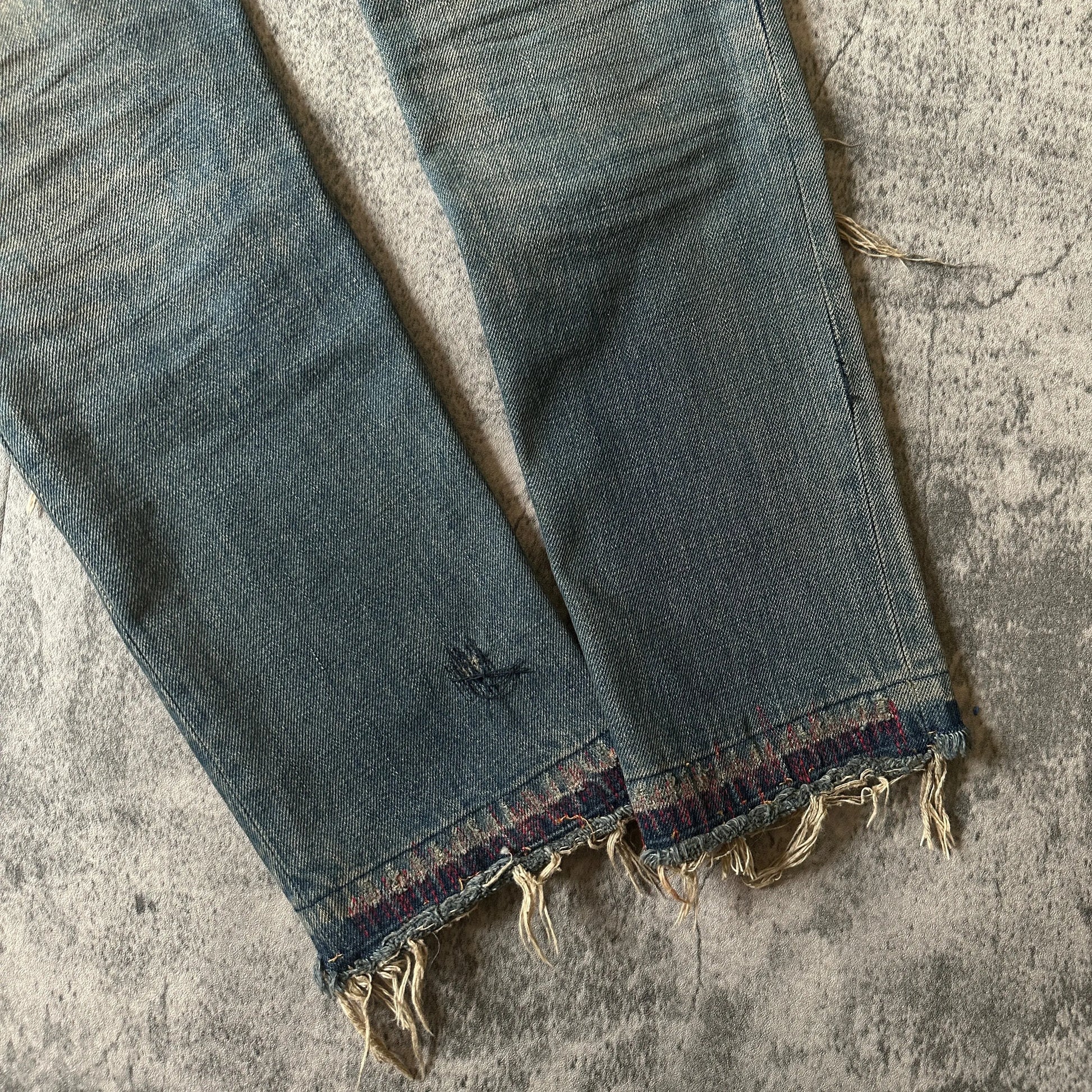 AW2004 Undercover “Red Yarn” 68 Denim - 269archive