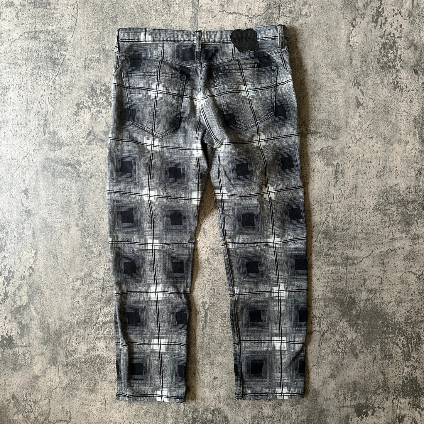 AW2007 Runway Number (N)ine Plaid Pain Denim - 269archive