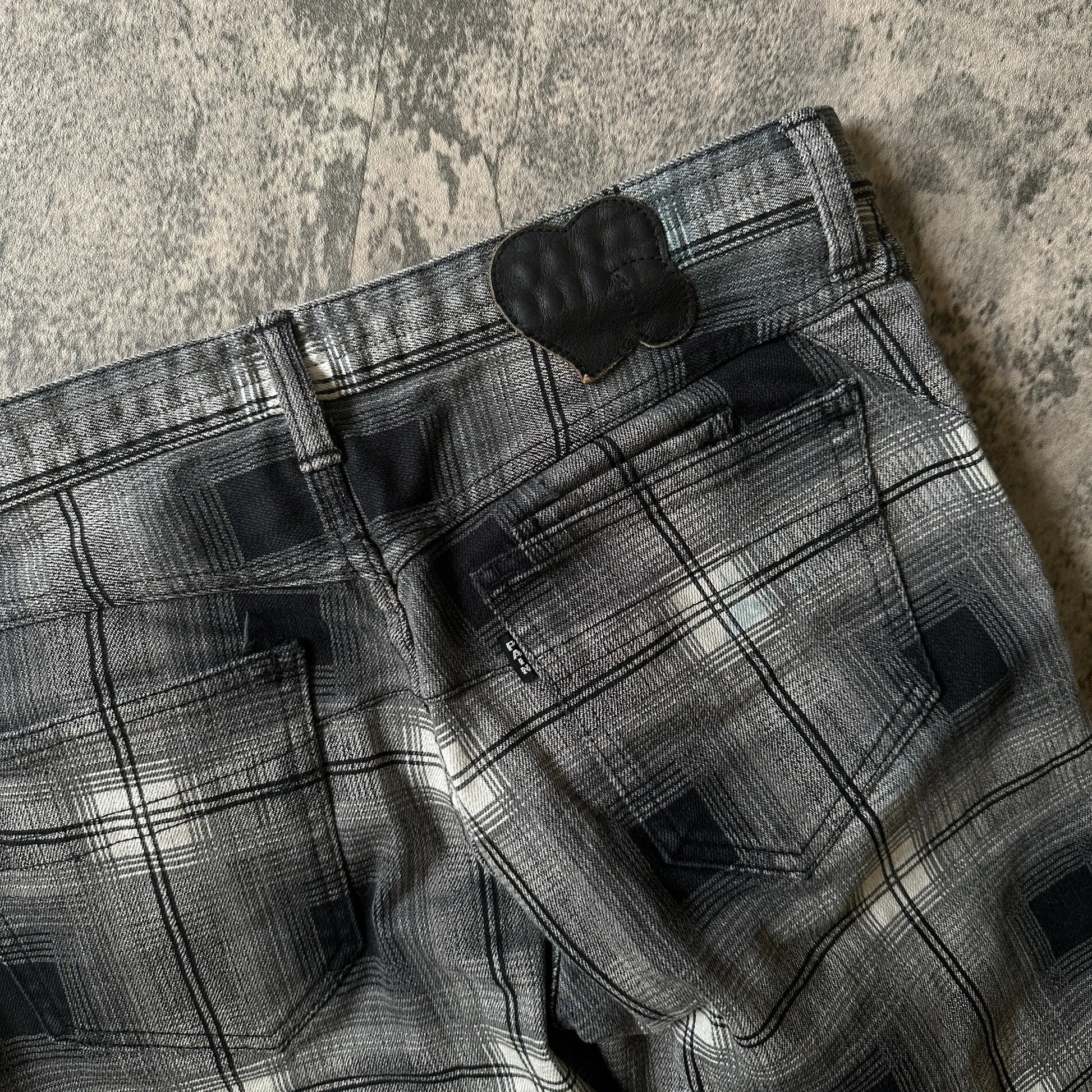 AW2007 Runway Number (N)ine Plaid Pain Denim - 269archive