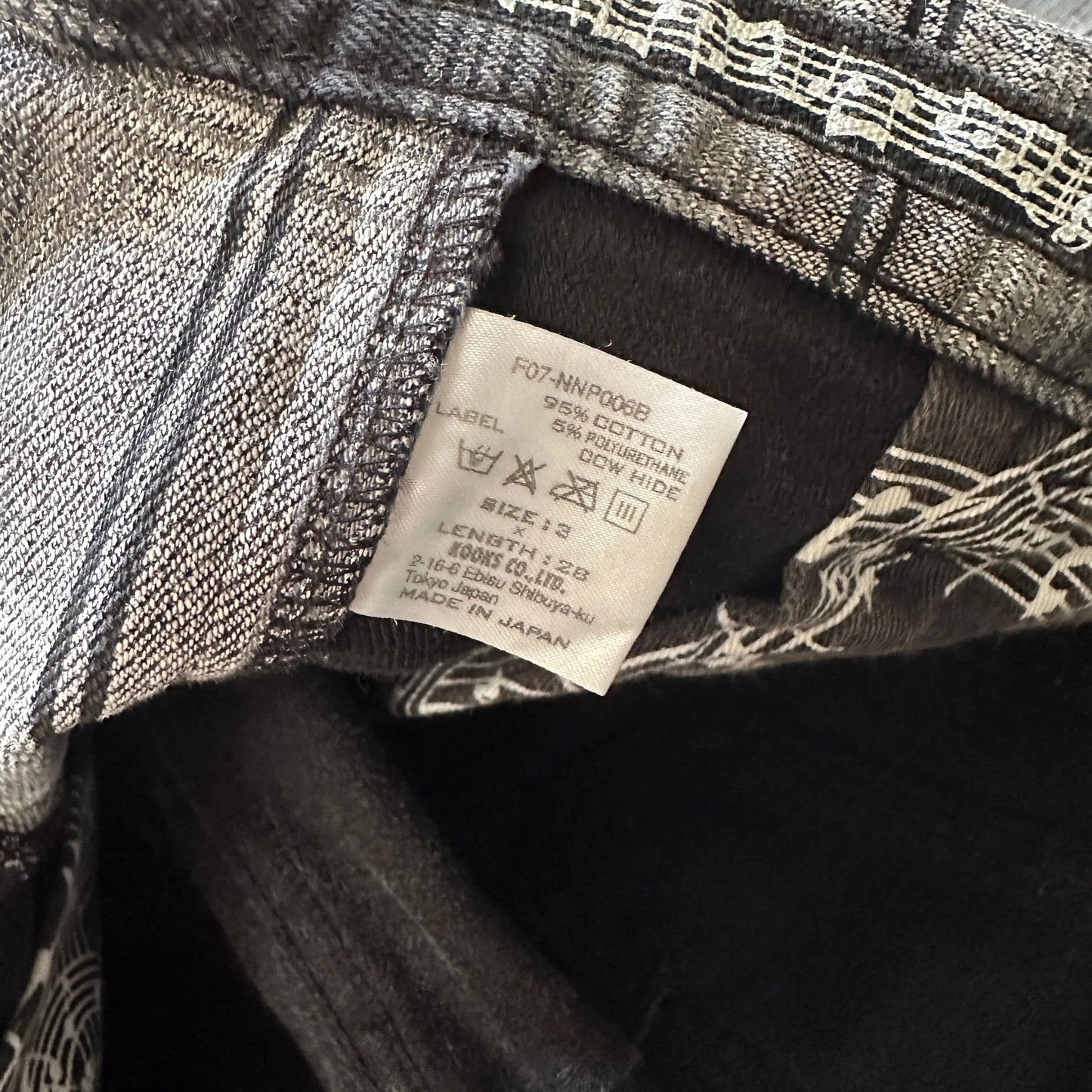 AW2007 Runway Number (N)ine Plaid Pain Denim - 269archive