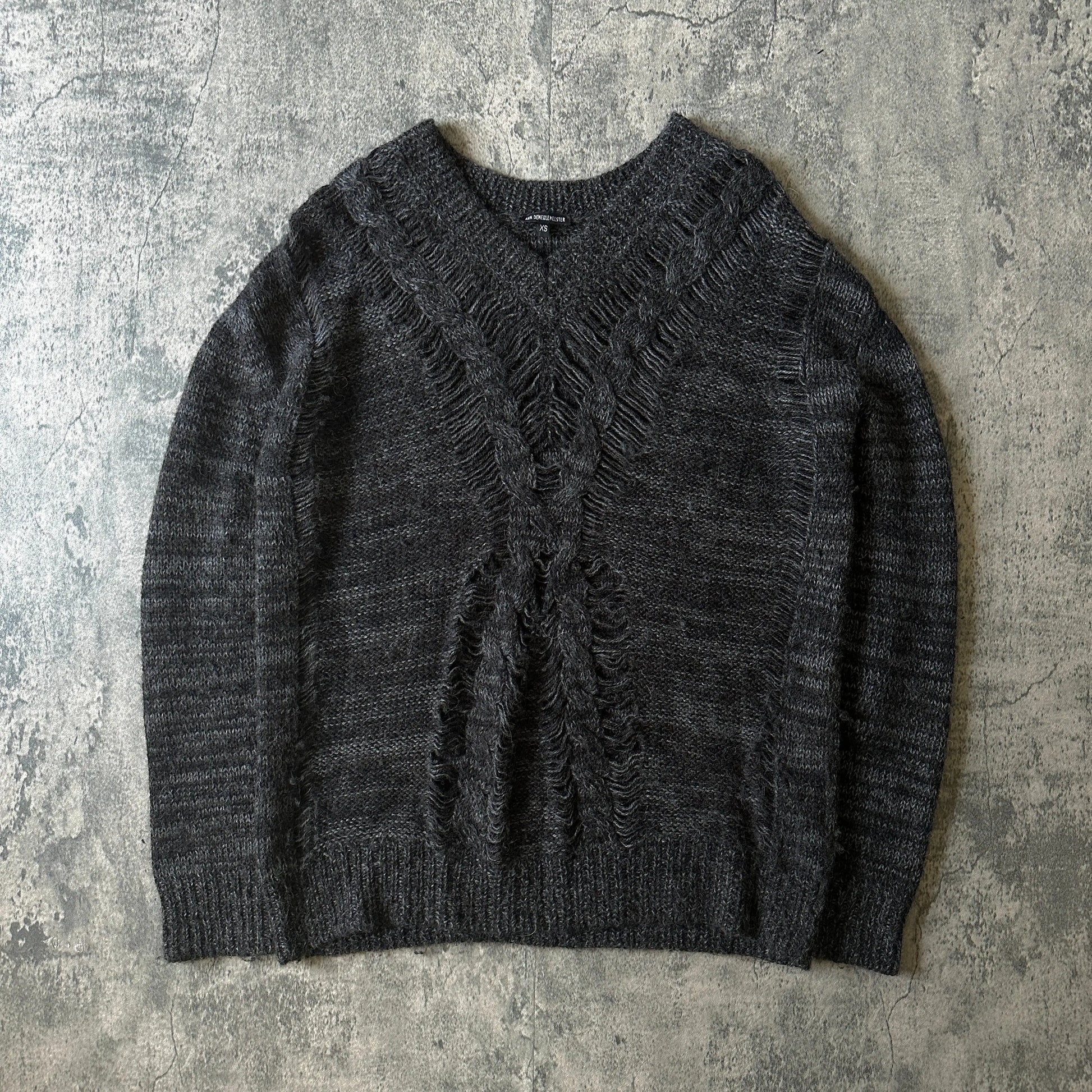 Ann Demeulemeester Loose-Knit Alpaca Sweater - 269archive