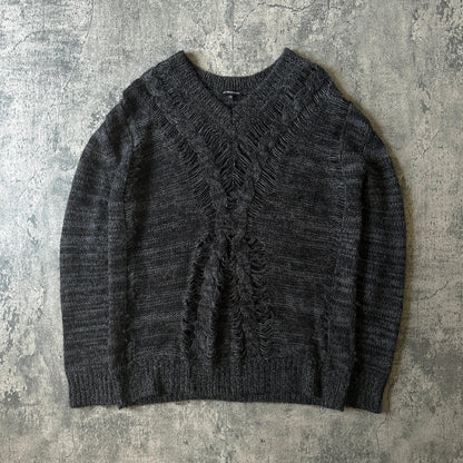 Ann Demeulemeester Loose-Knit Alpaca Sweater - 269archive