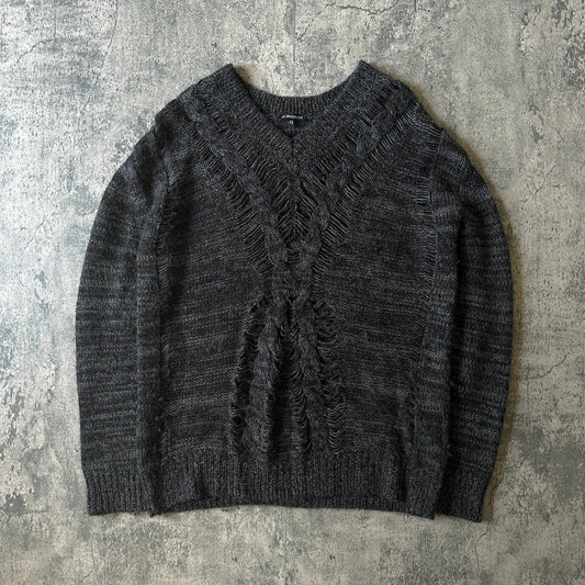 Ann Demeulemeester Loose-Knit Alpaca Sweater - 269archive