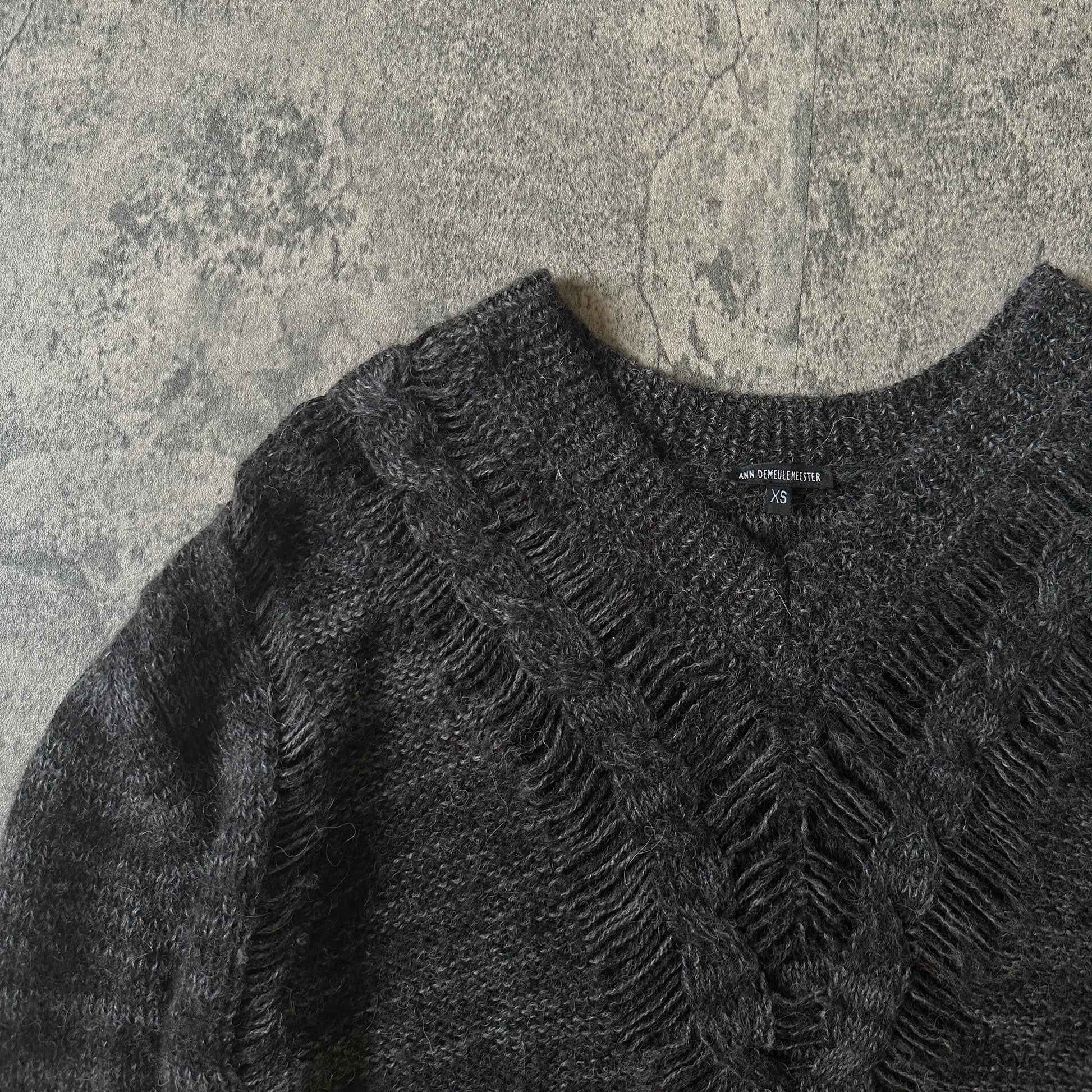 Ann Demeulemeester Loose-Knit Alpaca Sweater - 269archive
