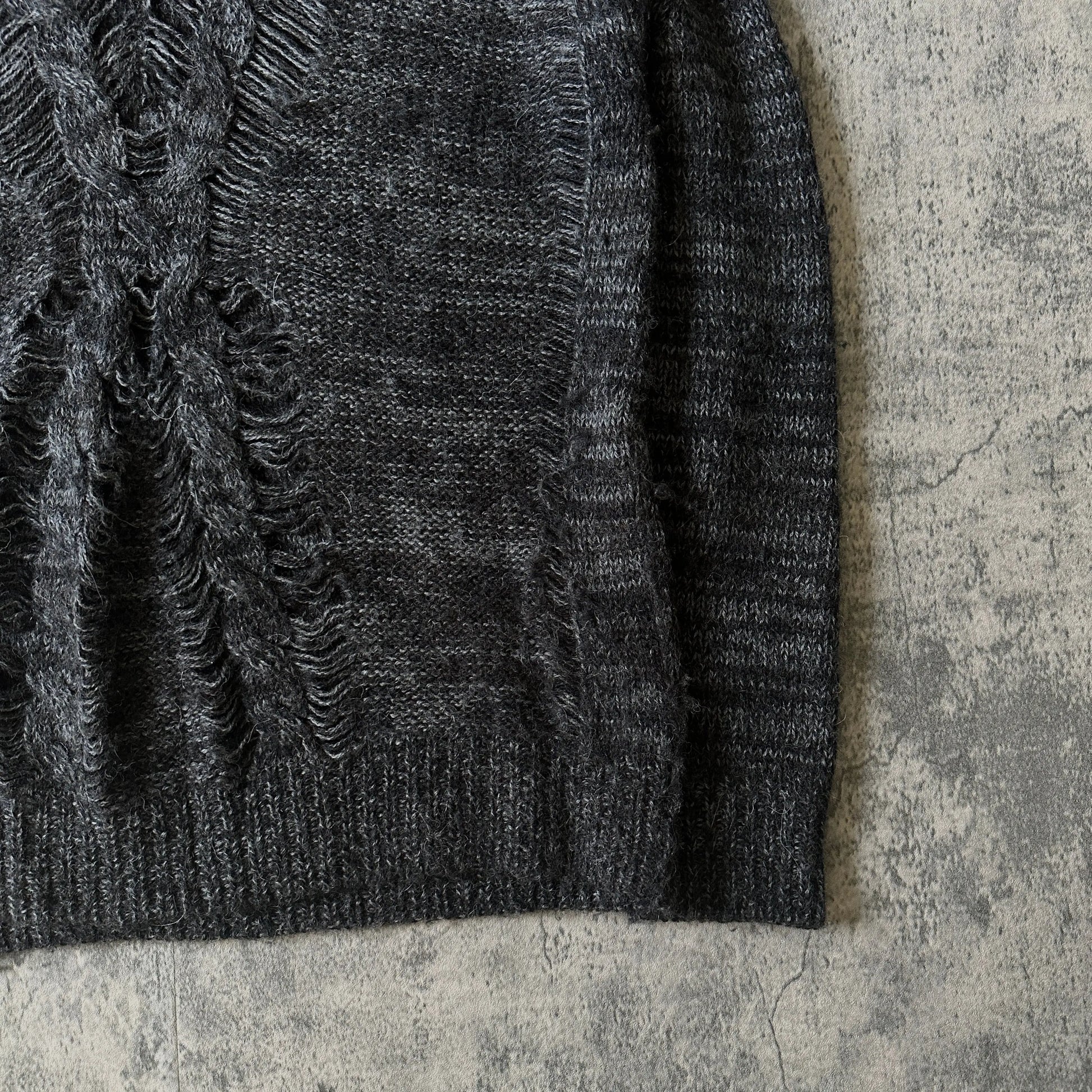 Ann Demeulemeester Loose-Knit Alpaca Sweater - 269archive