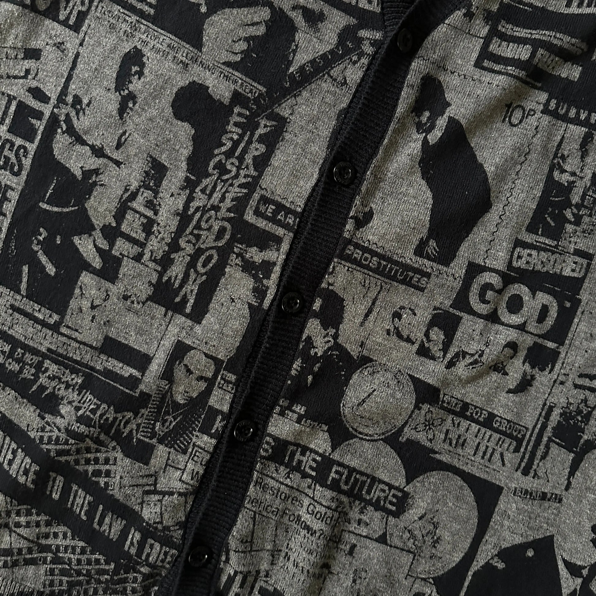 Hysteric Glamour x Marc Stewart Newspaper Vest - 269archive