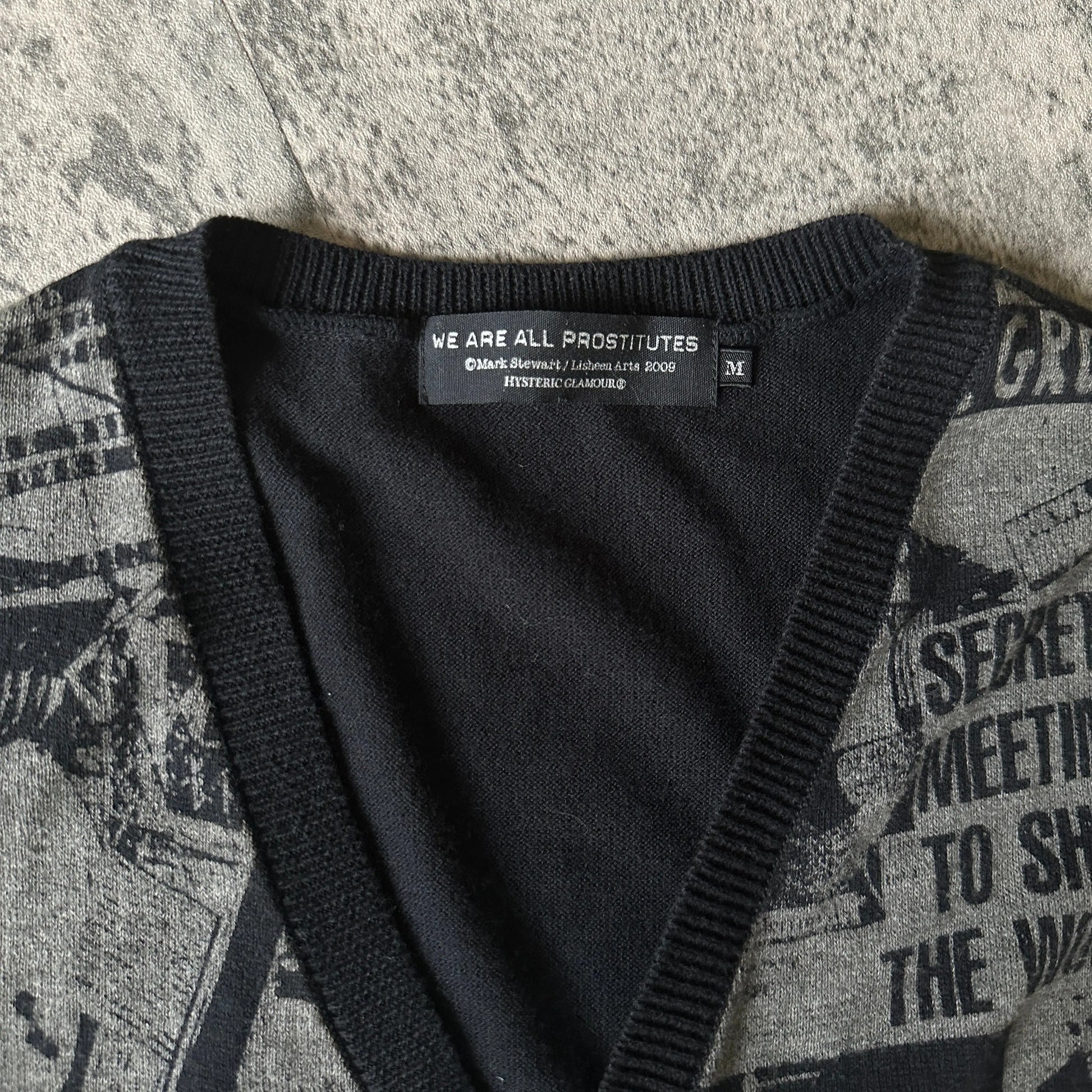 Hysteric Glamour x Marc Stewart Newspaper Vest - 269archive