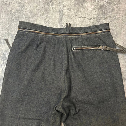 SS16 Vivienne Westwood Zipper Denim - 269archive