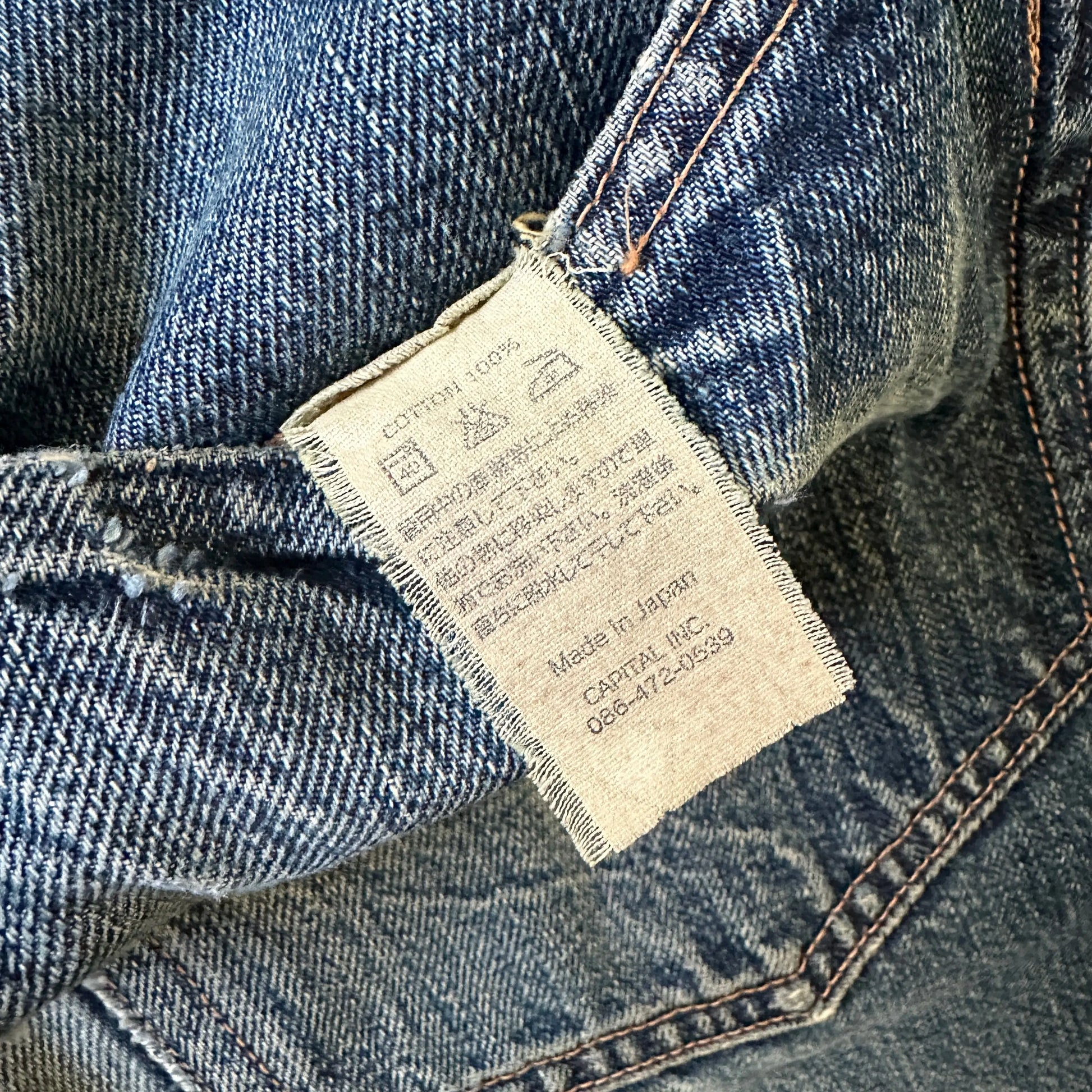 Kapital Indigo Selvedge Denim - 269archive