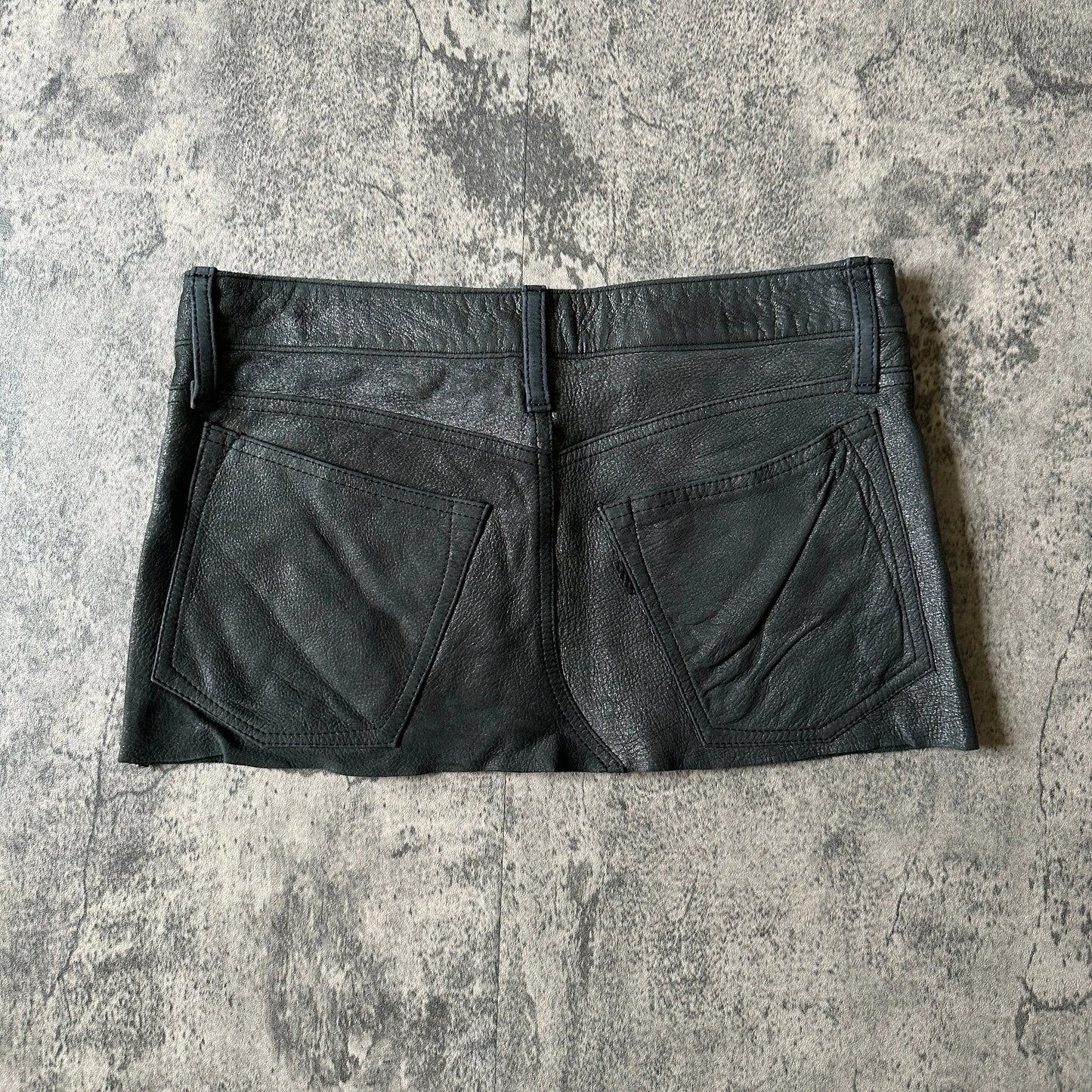 L.G.B “Micromini Galaxy” Leather Skirt - 269archive