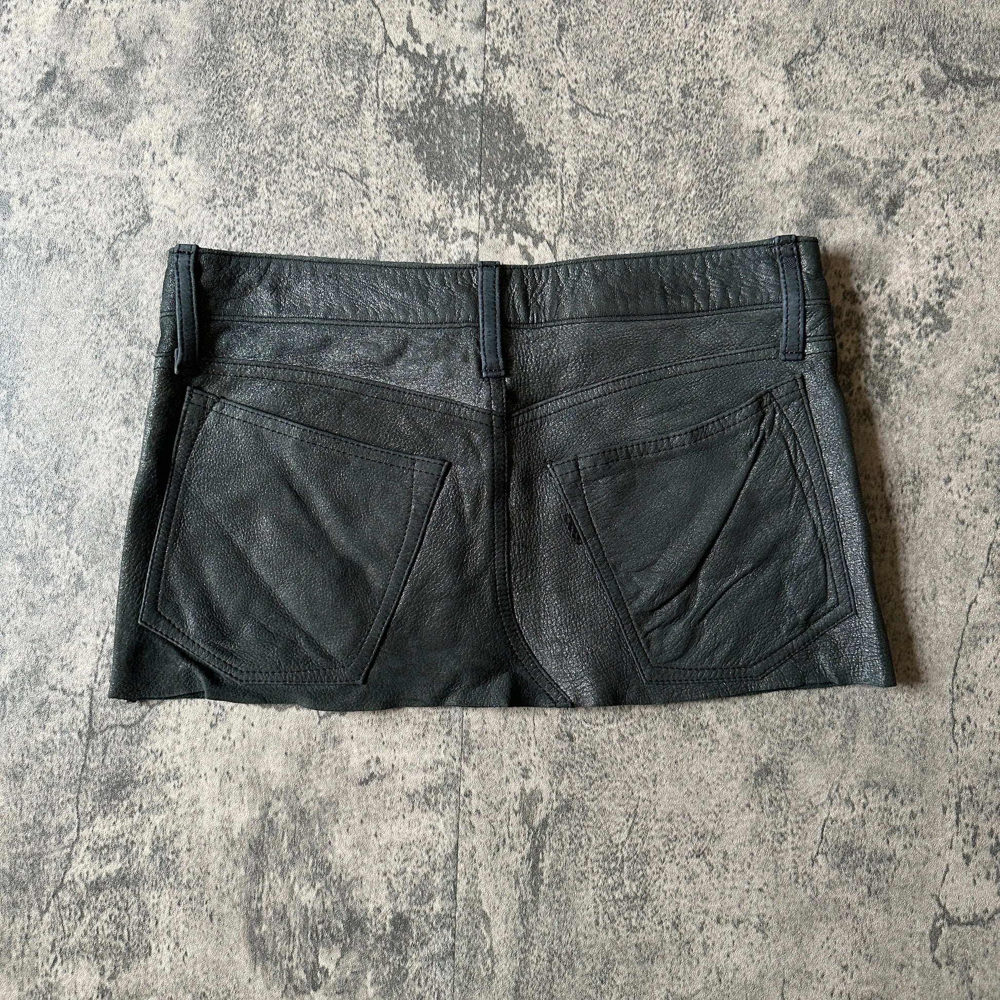 L.G.B “Micromini Galaxy” Leather Skirt - 269archive