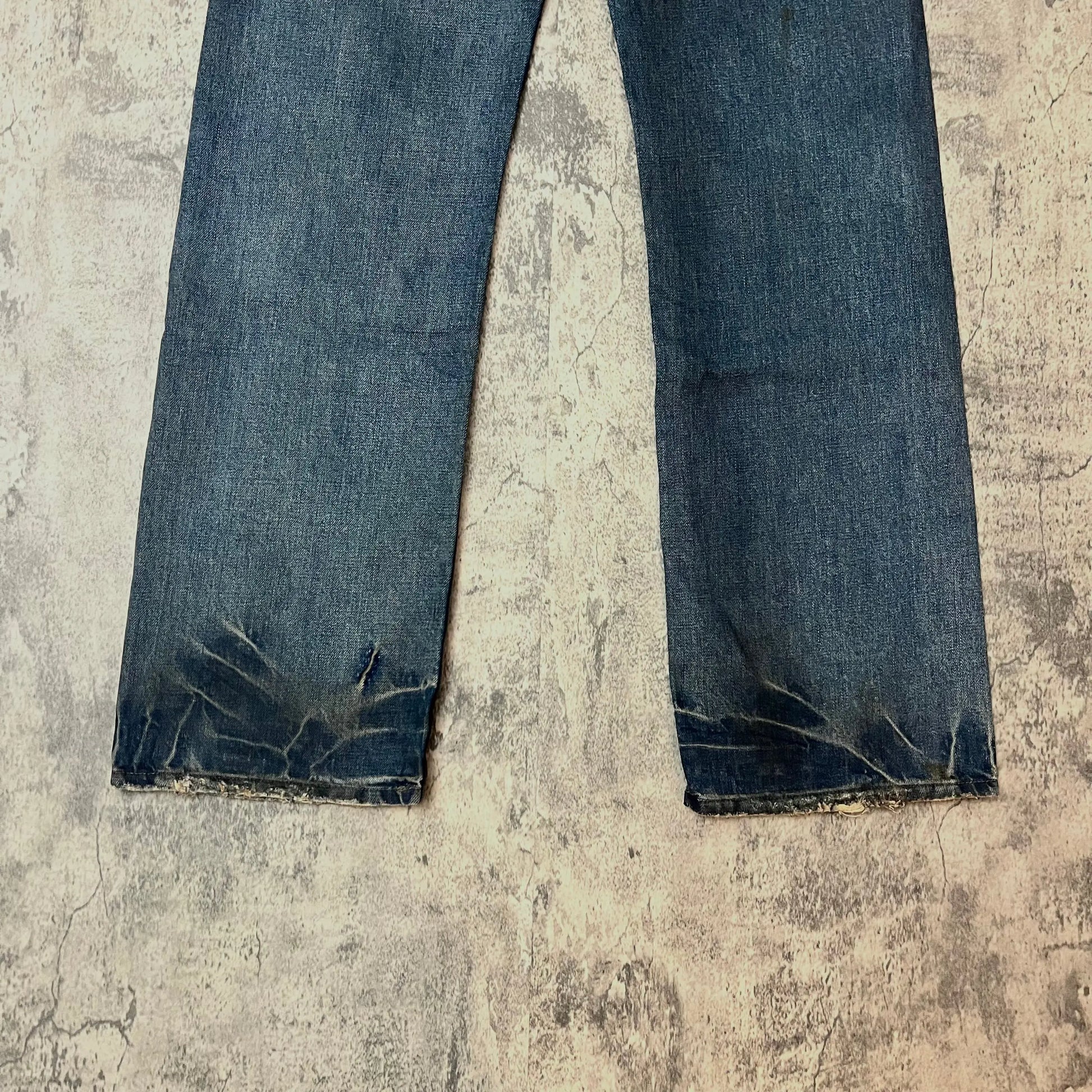 Rick Owens SLAB Distressed Mud-Wash Denim - 269archive