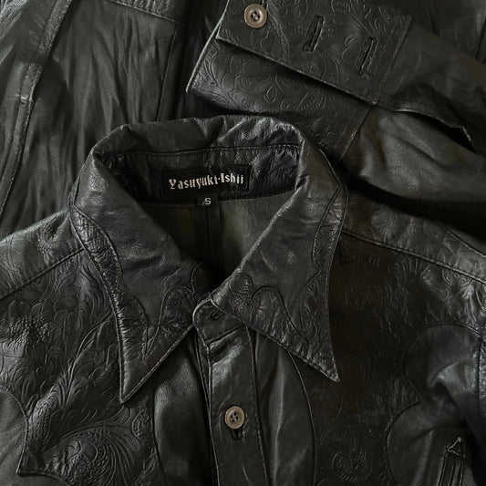 Yasuyuki Ishii Sheep Leather Western Shirt - 269archive