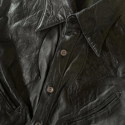 Yasuyuki Ishii Sheep Leather Western Shirt - 269archive