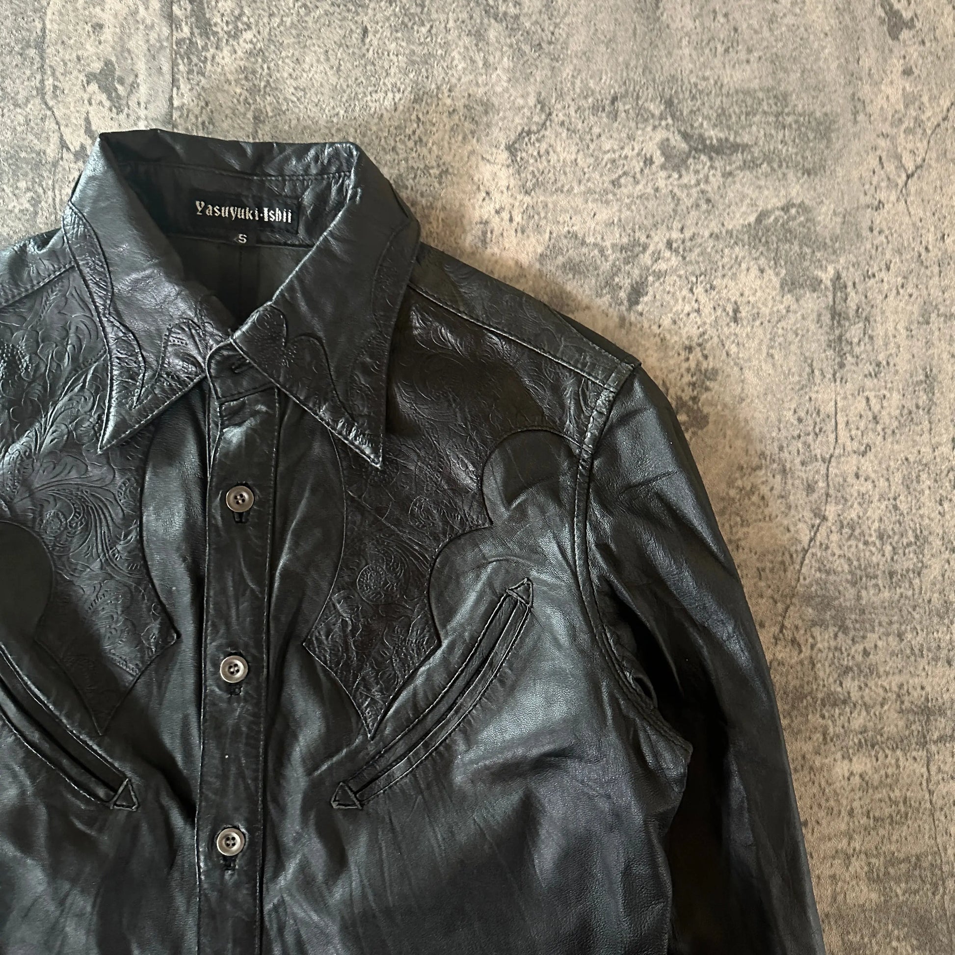 Yasuyuki Ishii Sheep Leather Western Shirt - 269archive