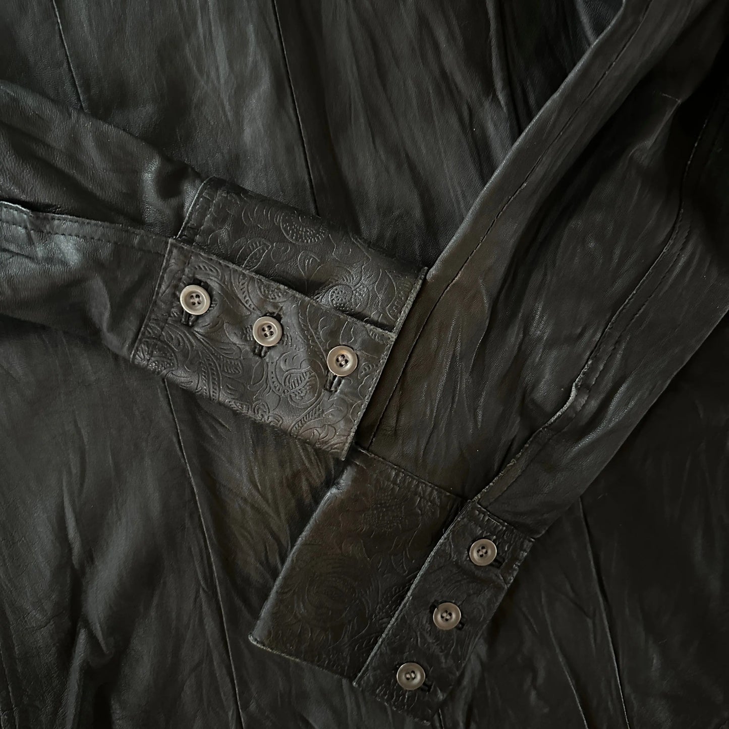 Yasuyuki Ishii Sheep Leather Western Shirt - 269archive