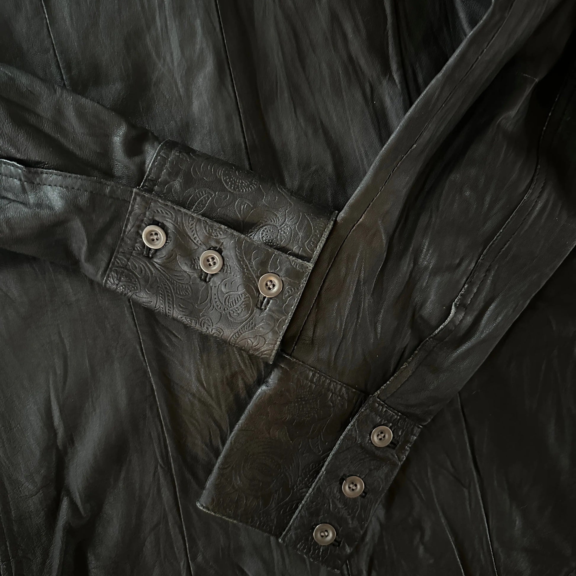 Yasuyuki Ishii Sheep Leather Western Shirt - 269archive