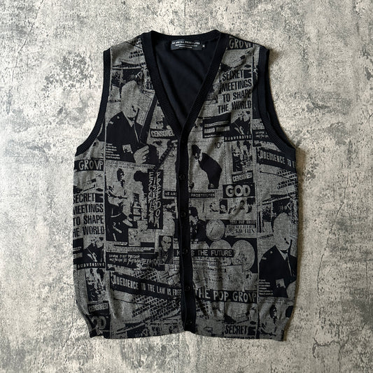 Hysteric Glamour x Marc Stewart Newspaper Vest