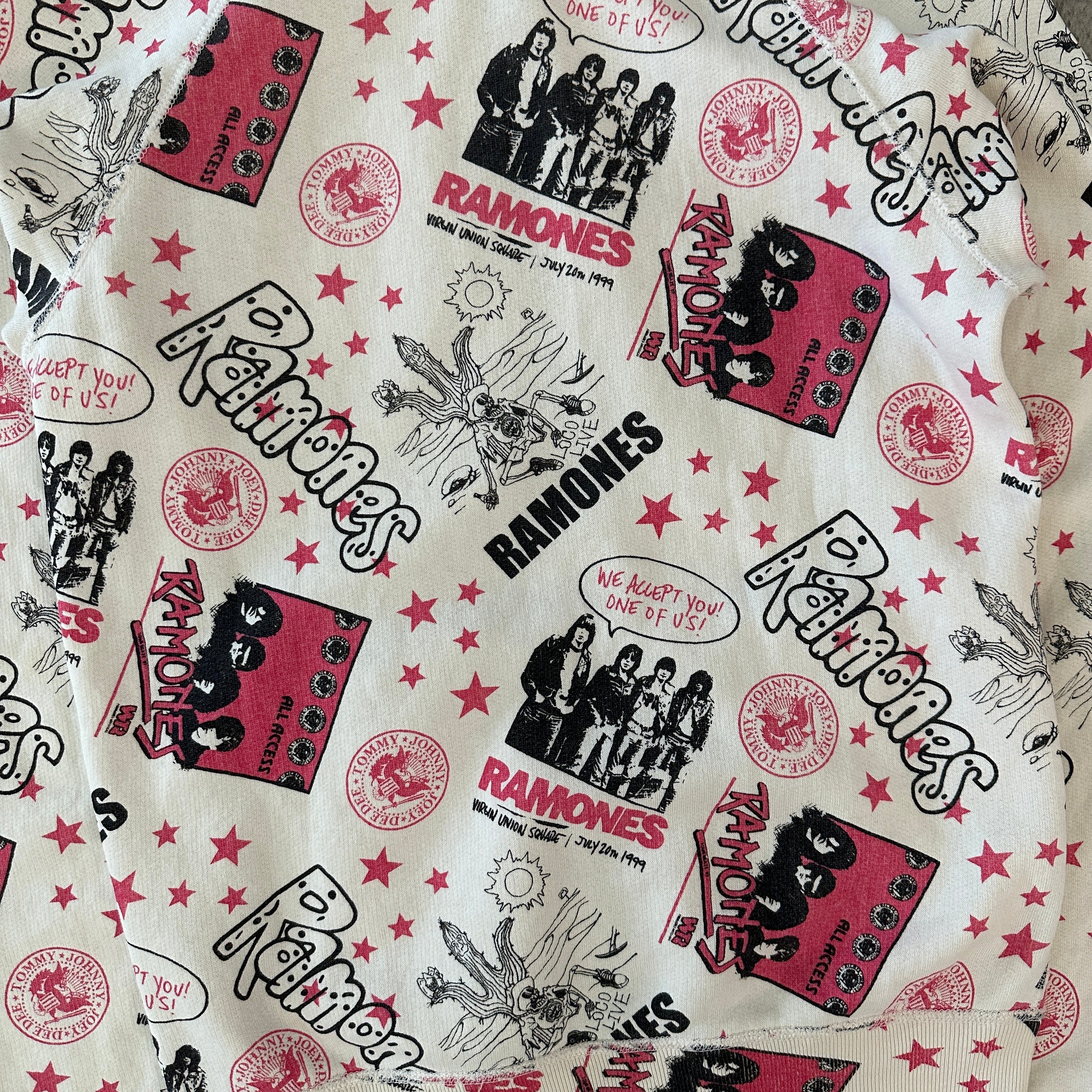 Hysteric Glamour x Ramones All-Over Print Zip-Up