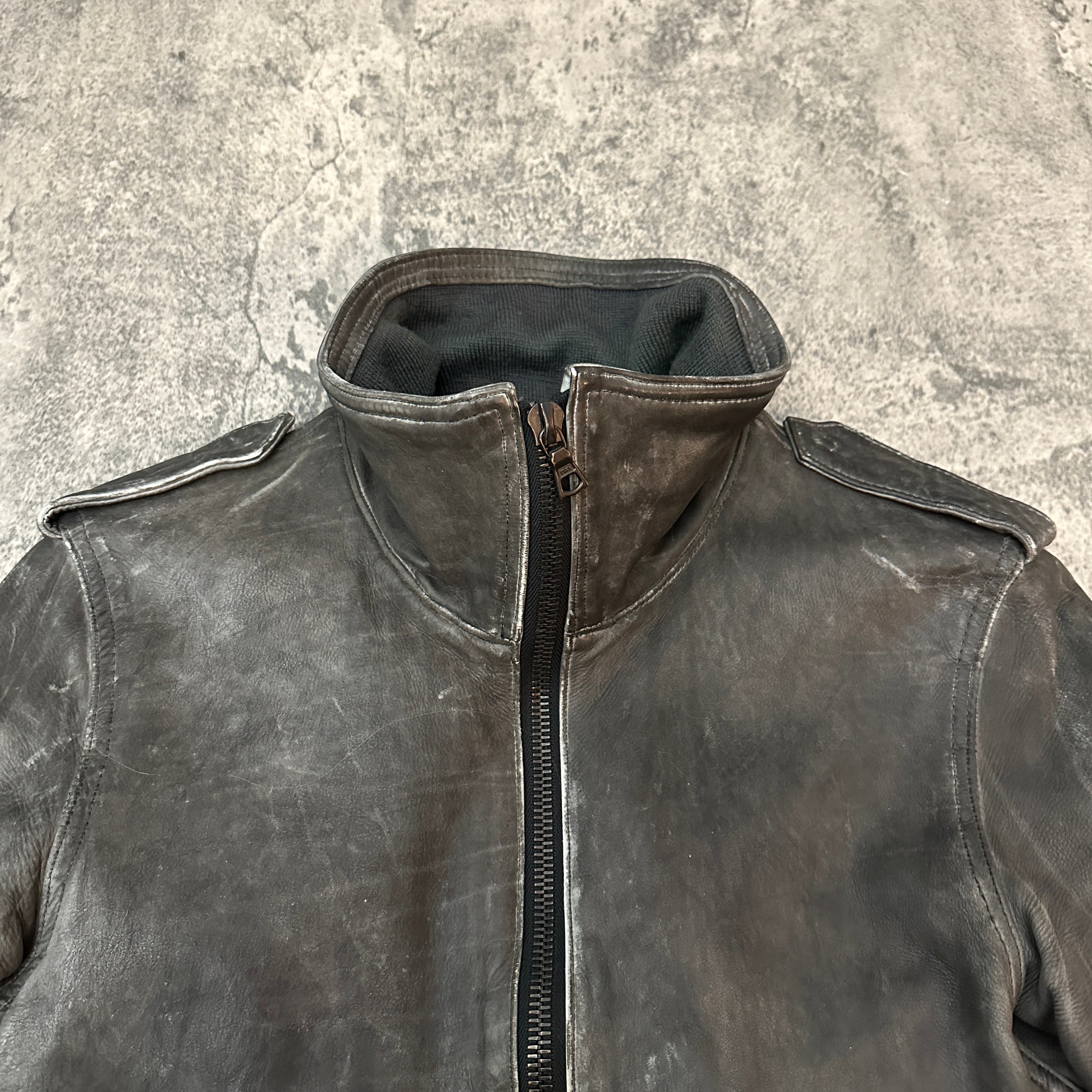 Isamu Katayama Backlash Cow Leather Jacket