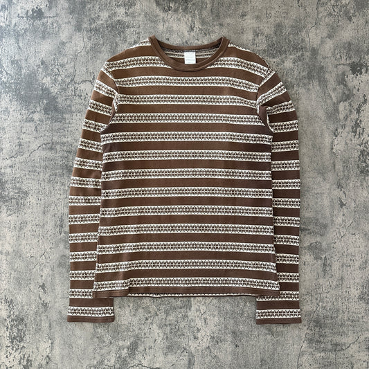 AW02 Number (N)ine Nordic Print Sweater