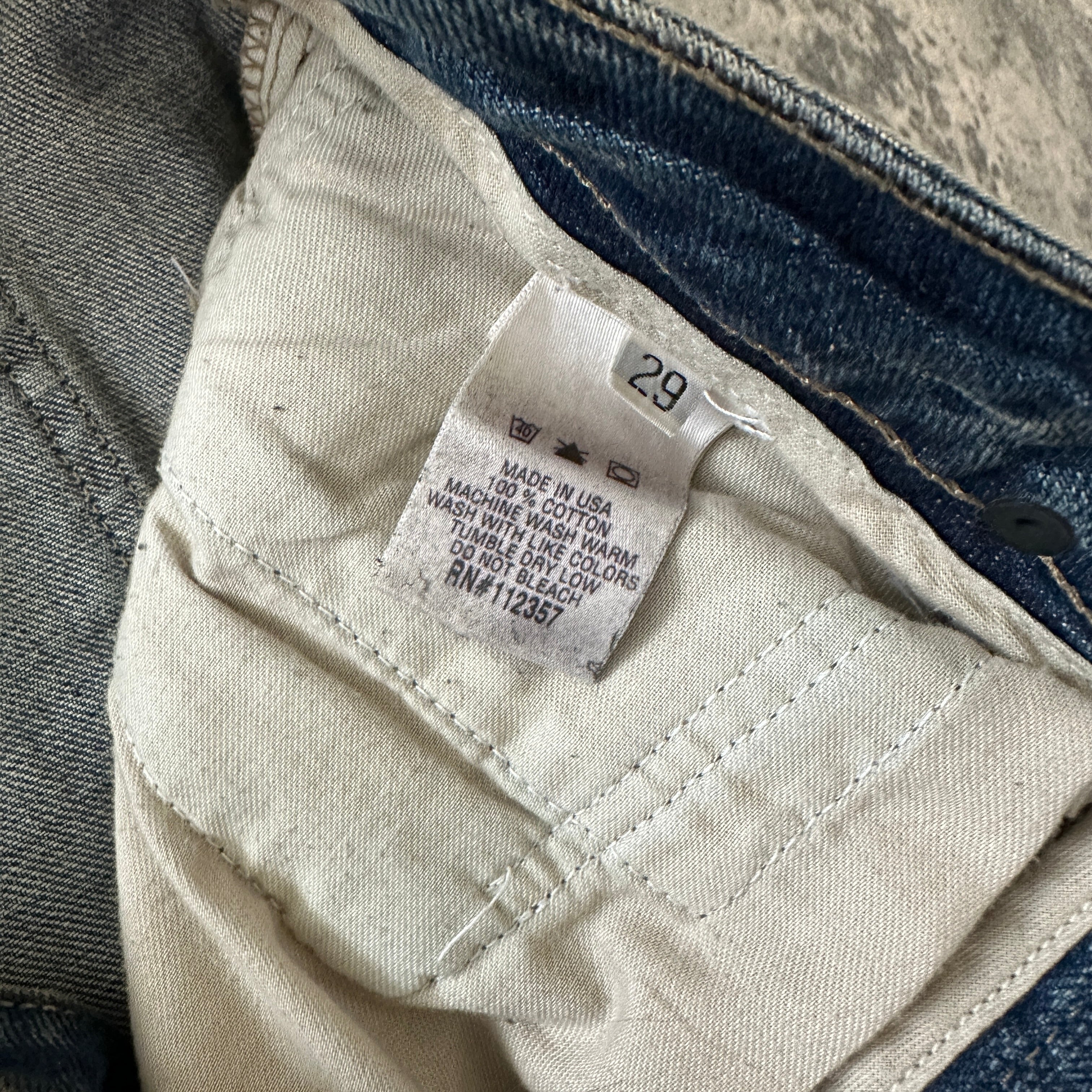 Rick Owens SLAB Distressed 5-Pocket Selvedge Jeans