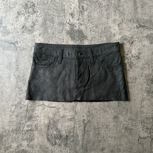 L.G.B “Micromini Galaxy” Leather Skirt