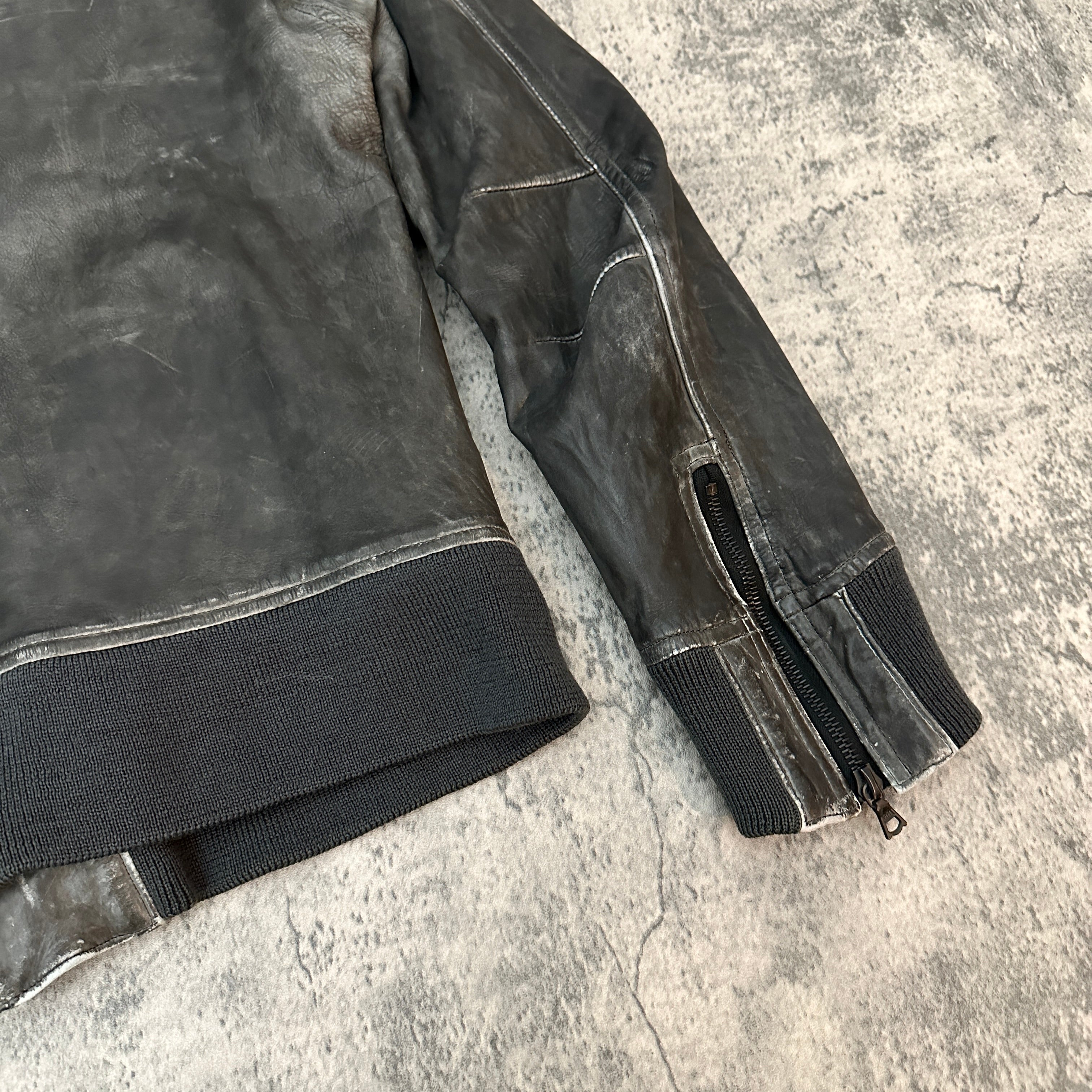 Isamu Katayama Backlash Cow Leather Jacket