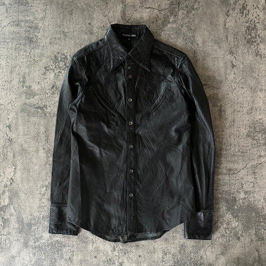 Yasuyuki Ishii Sheep Leather Western Shirt